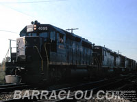 C & O 4095 - GP40 and C & O 3792 - GP40 (To CSXT 6567, then CSXT 9722, then CSXT slug 2332)